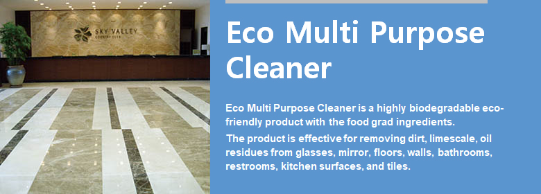 ConfiAd® Eco Multi Purpose Cleaner is a highly biodegradable eco-friendly product with the food grad ingredients. The product is effective for removing dirt, limescale, oil residues from glasses, mirror, floors, walls, bathrooms, restrooms, kitchen surfaces, and tiles.